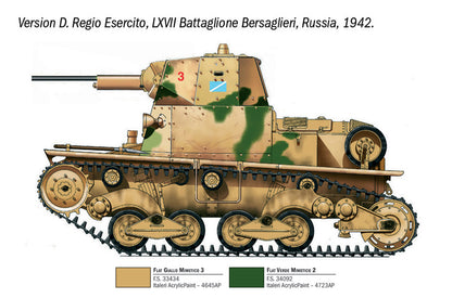 Carro Armato L6/40 - 1/35 Scale - Italeri - IT96553