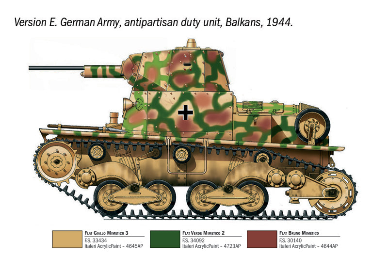 Carro Armato L6/40 - 1/35 Scale - Italeri - IT96553