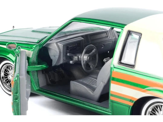 Buick Regal Get low Met Green 1987 - 1/24 Scale - MotorMax - MOT79023