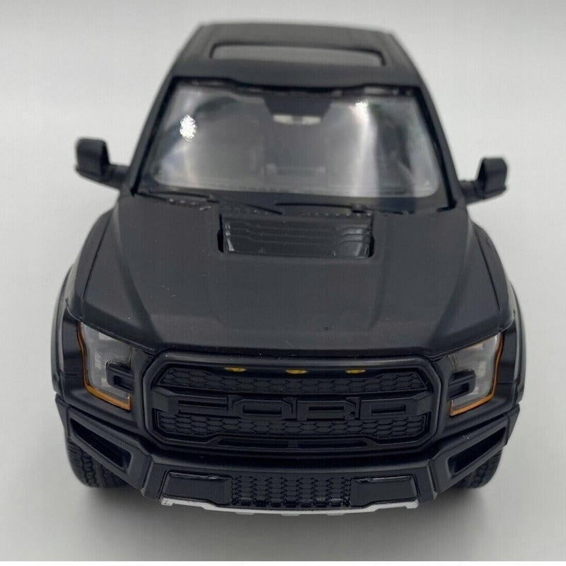 Ford F150 Raptor Matt Black 2017 - 1/24 Scale - MotorMax - MOT79344