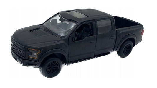 Ford F150 Raptor Matt Black 2017 - 1/24 Scale - MotorMax - MOT79344