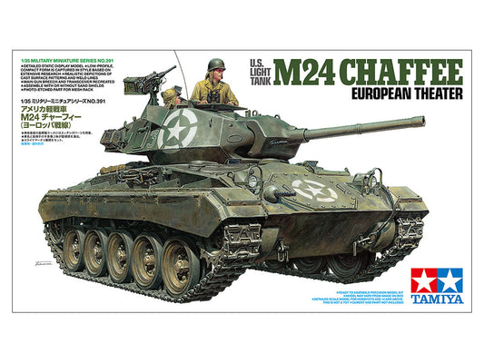 US Light Tank M24 Chaffee European Theater - 1/35 Scale - Tamiya - TAM35391