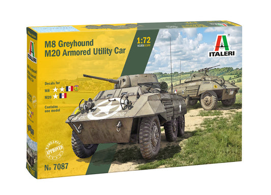 M8 Greyhound / M20 - 1/72 Scale - Italeri - IT7087