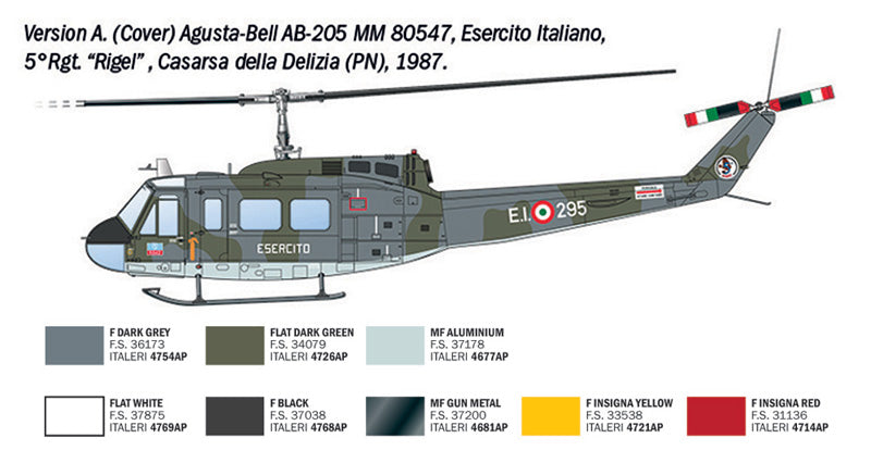 AB-205 / UH-1D "SAR" - 1/48 Scale - Italeri - IT2845