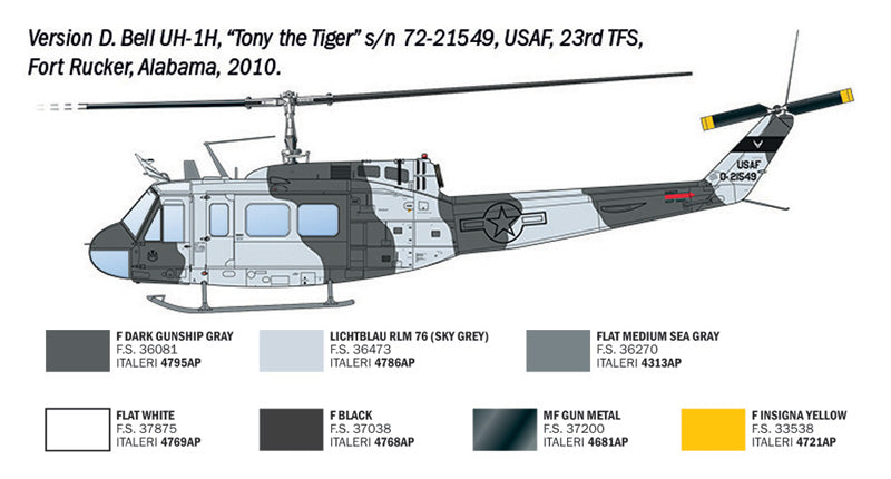 AB-205 / UH-1D "SAR" - 1/48 Scale - Italeri - IT2845