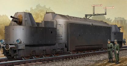 German Armored Train Panzertriebwagen Nr.16 - 1/35 Scale - Trumpeter - TRU00223