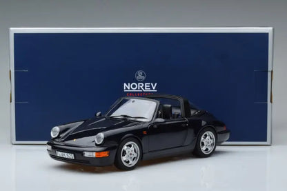 PORSCHE 911 CARRERA 4 TARGA 1991 BLUE METALLIC 1/18 Scale NOREV MTDNOR187340
