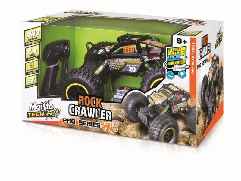R/C Rock Crawler Pro w/Bat & USB Charger - Maisto - MAI81334