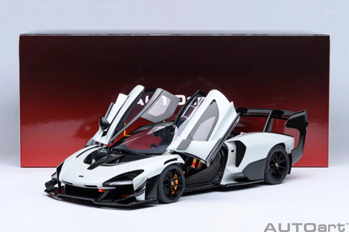 McLaren Senna GTR Silica White - 1/18 Scale - Auto Art - AA81953
