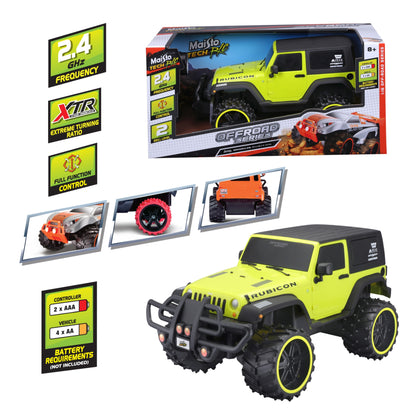R/C Jeep Wrangler Rubicon 2.4 GHz - 1//16 Scale - Maisto - MAI82704