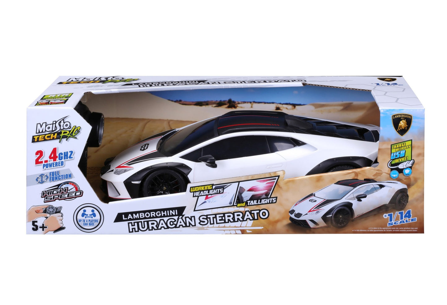 R/C Lamborghini Huracan Sterrato 2.4GHz - 1/14 Scale - Maisto - MAI82817