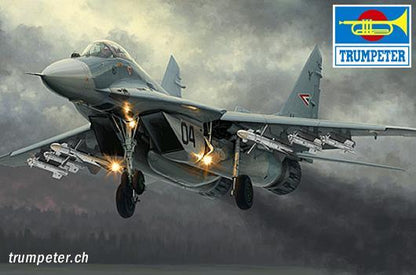MIG-29A Fulcrum (IZDELIYE 9.12) - 1/72 Scale - Trumpeter - TRU01674