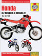 Honda XL/XR600R & XR650L/R '83 to '08 - Haynes 038345021831