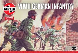 WWII German Infantry 1/76 Scale Airfix A00705V