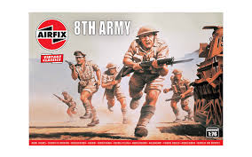 WWII British 8th Army Infantry - 1/76 Scale Airfix A00709V