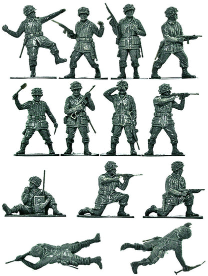 World War II US Paratroops- 1/76 Scale Airfix A00751V