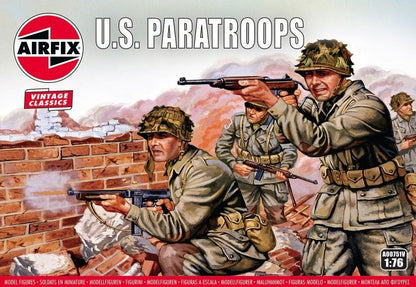 World War II US Paratroops- 1/76 Scale Airfix A00751V