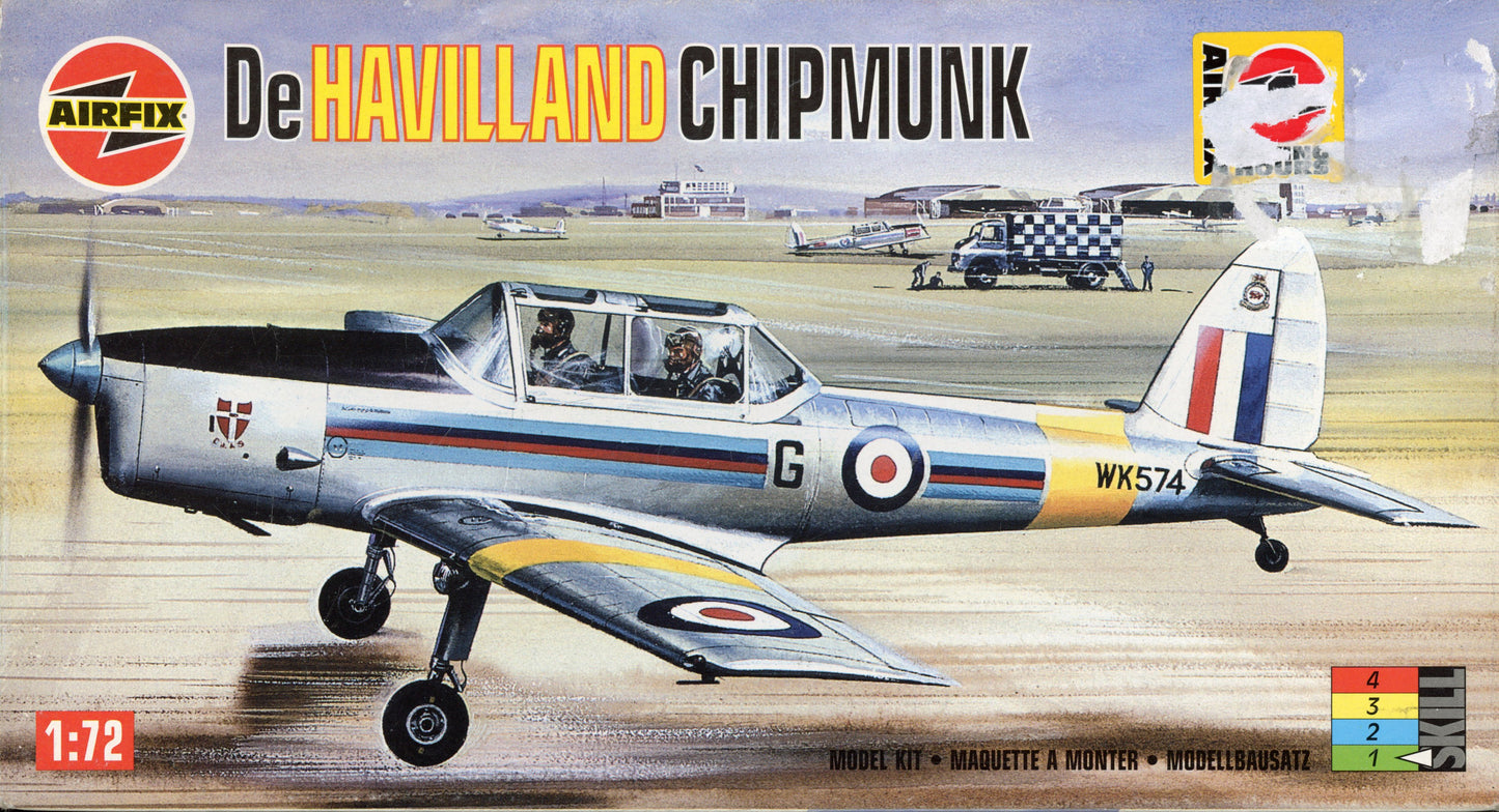 DeHavilland Chipmunk - 1/72 Scale Airfix A01054