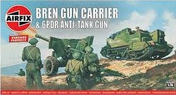 Bren Gun Carrier & 6Pdr Amti-tank Gun 1/76 Scale Airfix A01309V