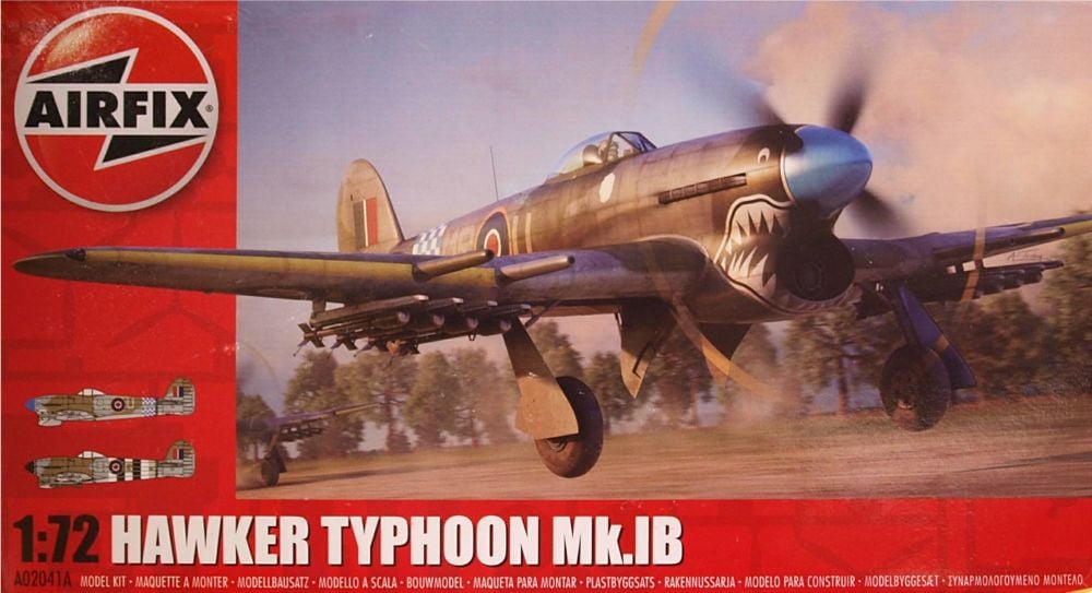 Hawker Typhoon Mk.1B 1/72 Scale Airfix A02033A