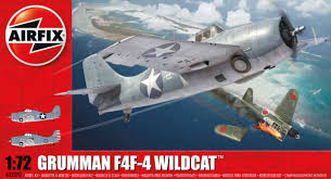 Grumman F4F-4 Wildcat 1/72 Scale Airfix A02070A