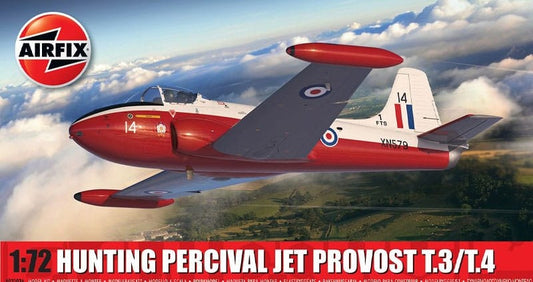 Hunting Percival Jet Provost T3/T4 - 1/72 Scale Airfix A02103A