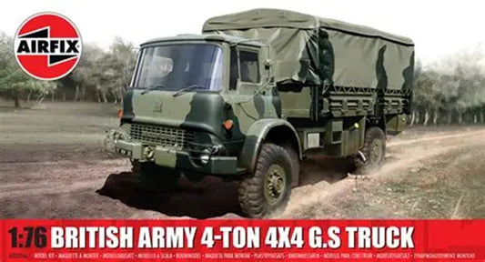 British Army 4-Ton 4x4 G.S. Truck - 1/76 Scale - Airfix - A02326A