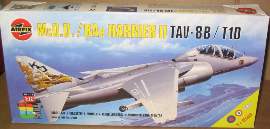 McD./BAe Harrier II TAV-8B/T10 1/72 Scale Airfix A04040