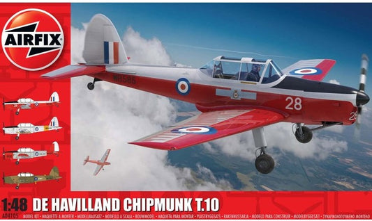 De Havilland DHC-1 Chipmunk T.10 1/48 Scale Airfix A04105