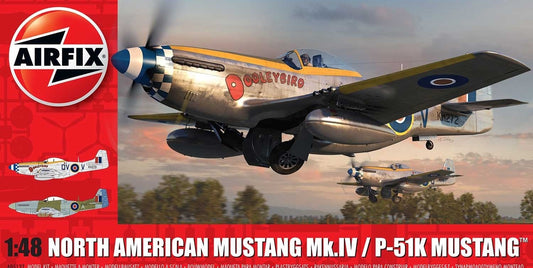 North Amrican Mustang Mk.IV/P-51K Mustang 1/48 Scale Airfix A05137