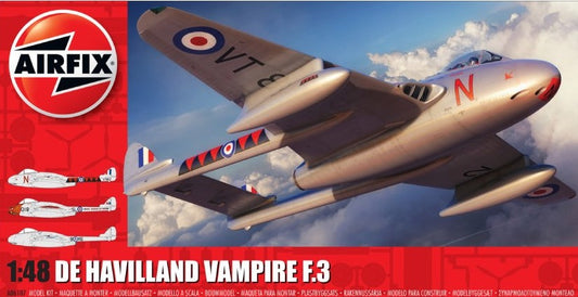 De Havilland Vampire F3 1/48 Scale Airfix A06107