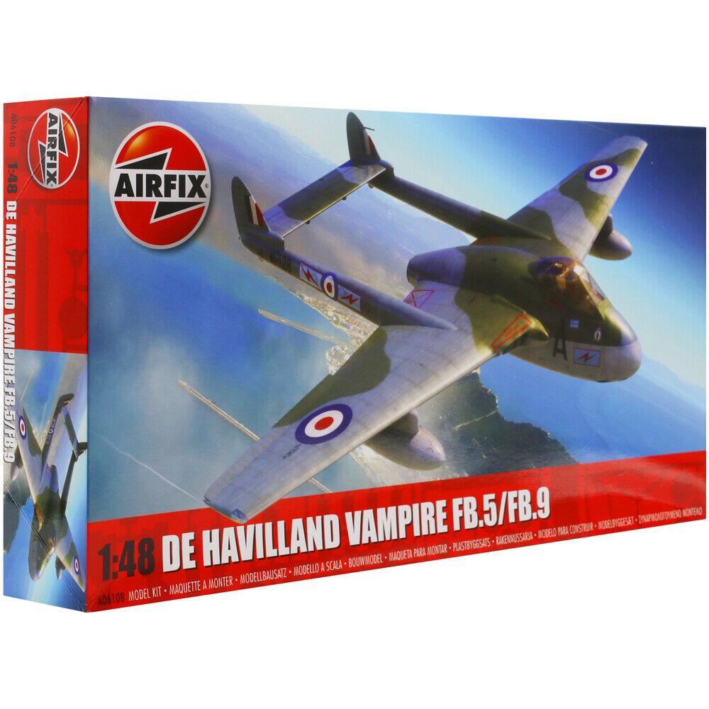 De Havilland Vampire FB.5/FB.9 1/48 Scale Airfix A06108