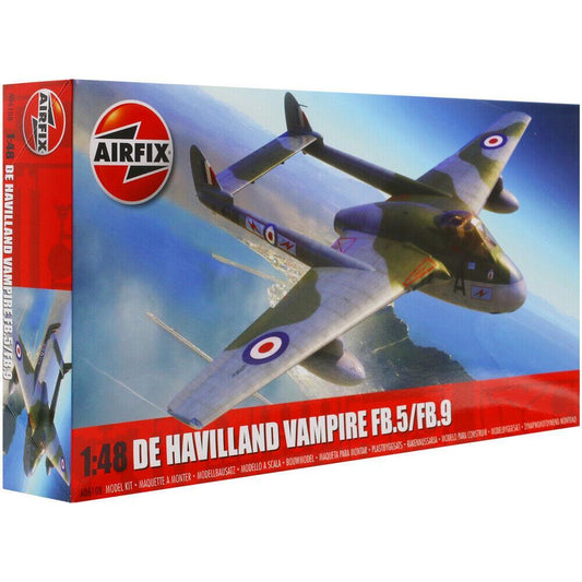 De Havilland Vampire FB.5/FB.9 1/48 Scale Airfix A06108