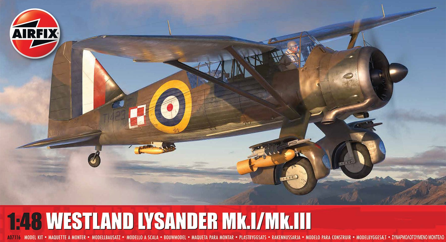 Westland Lysander Mki Mkiii - 1/48 Scale - Airfix - A07116