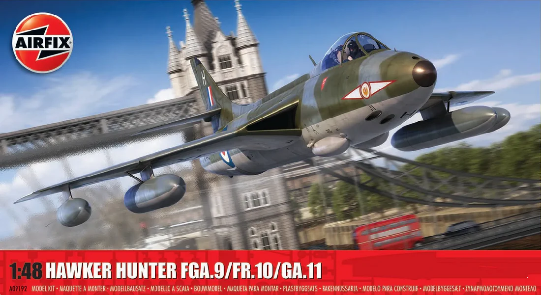 Hawker Hunter FGA.9 1/48 Scale Airfix A09192