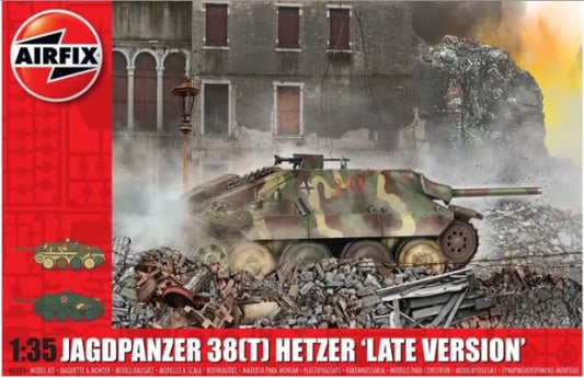Jagdpanzer 38 Tonne Hetzer Late Version 1/35 Scale Airfix A1353