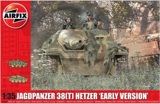 Jagdpanzer 38 Tonne Hetzer Early Version 1/35 Scale Aitfix A1355