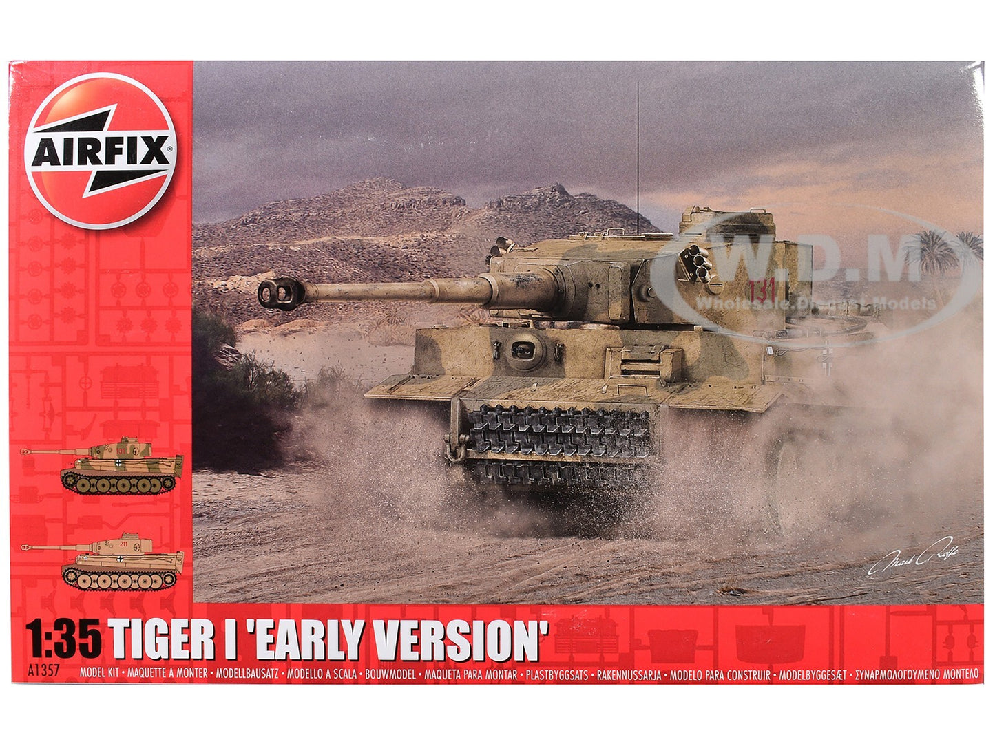 Tiger 1 Mid Version 1/35 Scale Airfix A1359
