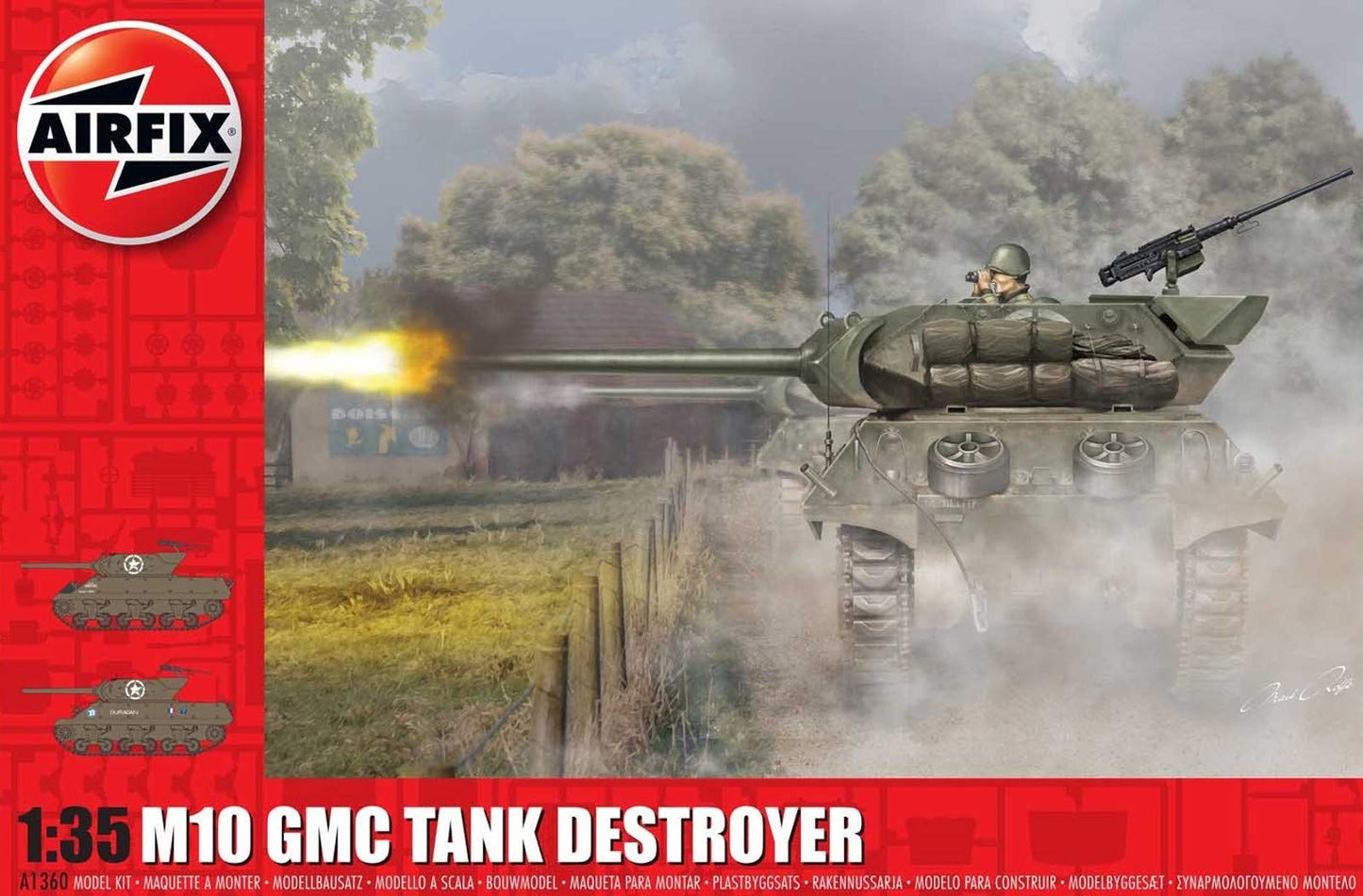 M10 GMC Tank Destroyer 1/35 Scale Airfix A1360