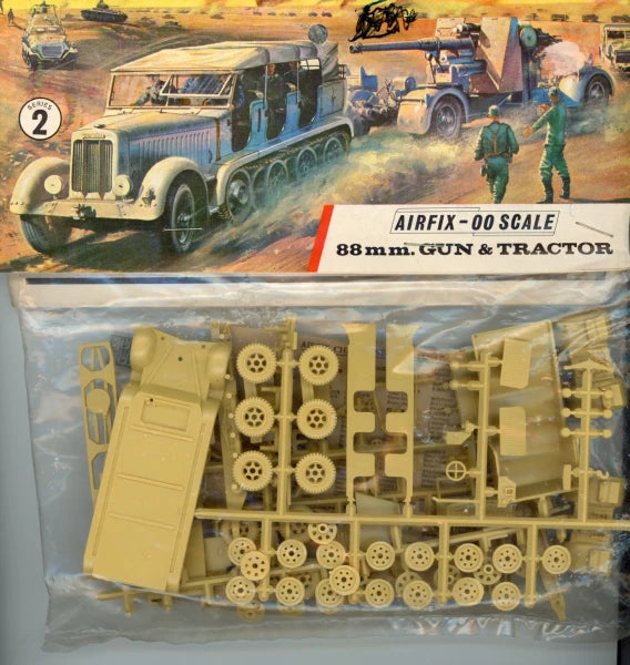88mm Gun & Tractor - 00 (1/76) Scale Airfix A203V