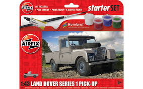 Land Rover Series 1 Pick Up Starter Set - 1/43 Scale Airfix A55012
