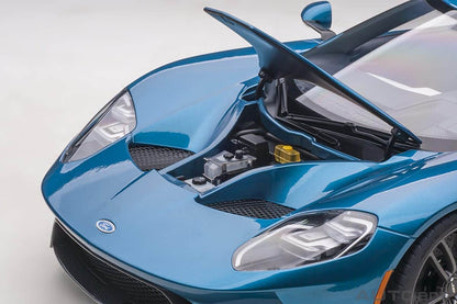Ford Gt Liquid Blue 2017 1/12 Scale Auto Art AA12107