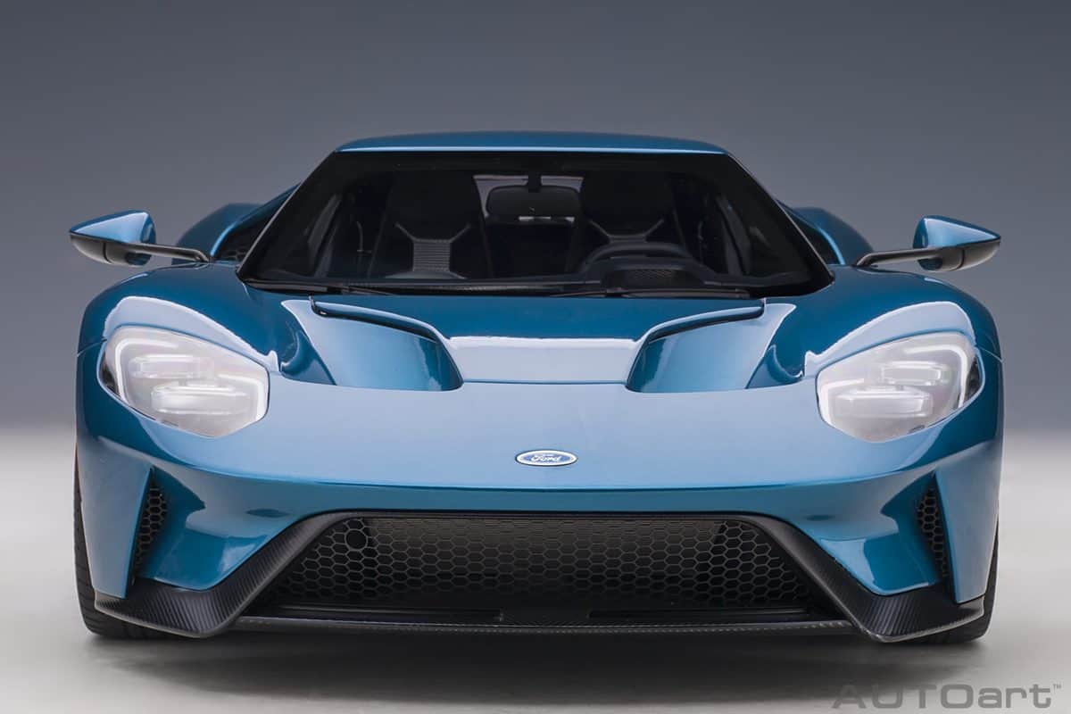 Ford Gt Liquid Blue 2017 1/12 Scale Auto Art AA12107