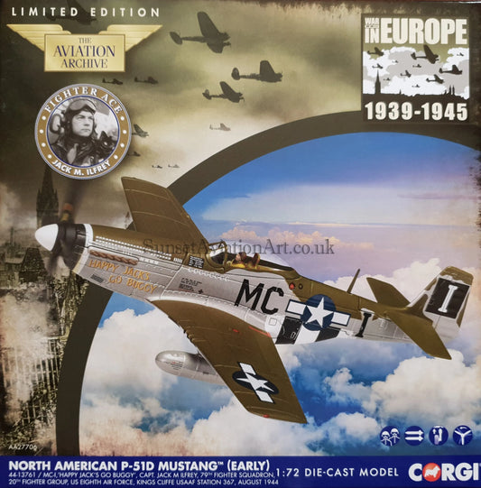 P-51D Mustang 1/72 Scale - Corgi AA27706