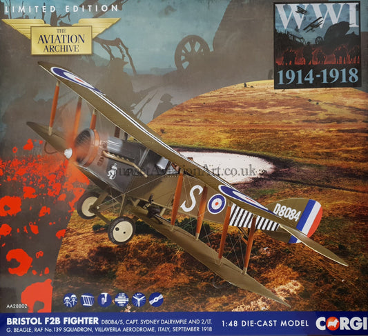 Bristol F2B Fighter 'Charlie Chaplin' - 1/48 Scale Corgi AA28802