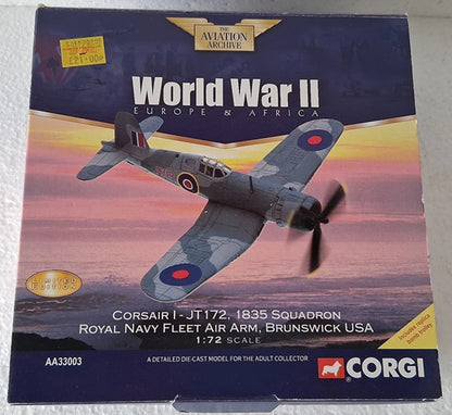 Corsair I 1/72 Scale Corgi AA33003