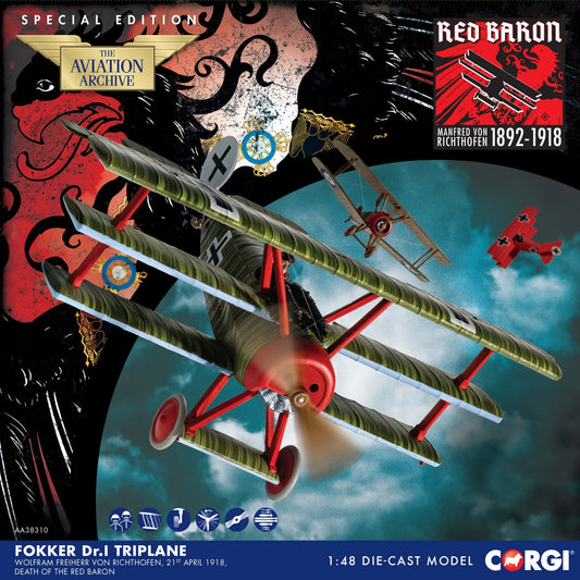 Fokker Dr.1 - 1/48 Scale Corgi AA38310