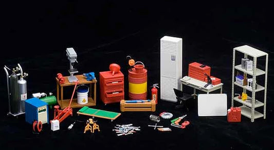 Garage Set 80 Pcs 1/18 Scale Auto Art AA19110