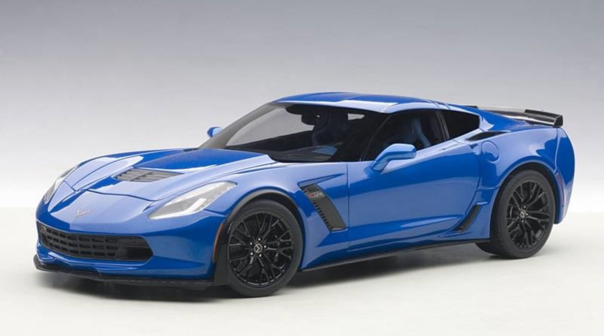 Chevrolet Corvette C7 Z06 Laguna Blue Tintcoat  1/18 Scale Auto Art AA71265
