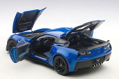 Chevrolet Corvette C7 Z06 Laguna Blue Tintcoat  1/18 Scale Auto Art AA71265